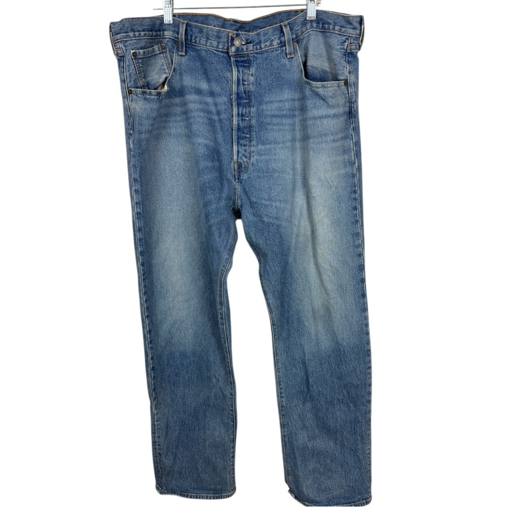 Levis 501 button fly mens jeans tag sz 42X32
